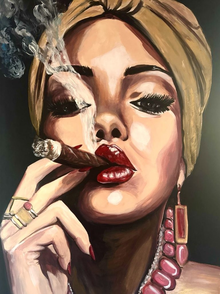 Smokey Muse 70 x 100